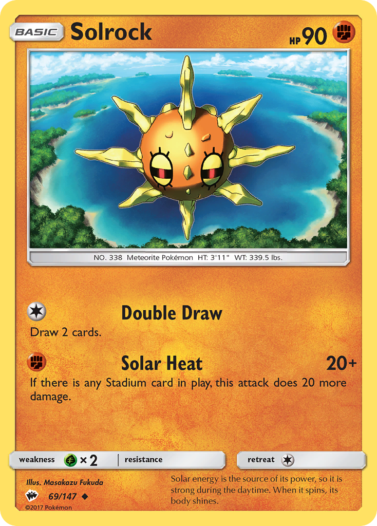 Solrock (69/147) [Sun & Moon: Burning Shadows] | Exor Games Dartmouth