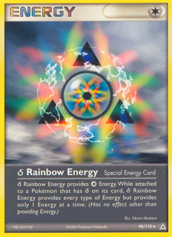 Rainbow Energy (98/110) (Delta Species) [EX: Holon Phantoms] | Exor Games Dartmouth