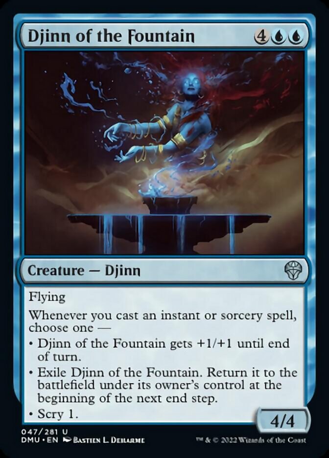 Djinn of the Fountain [Dominaria United] | Exor Games Dartmouth