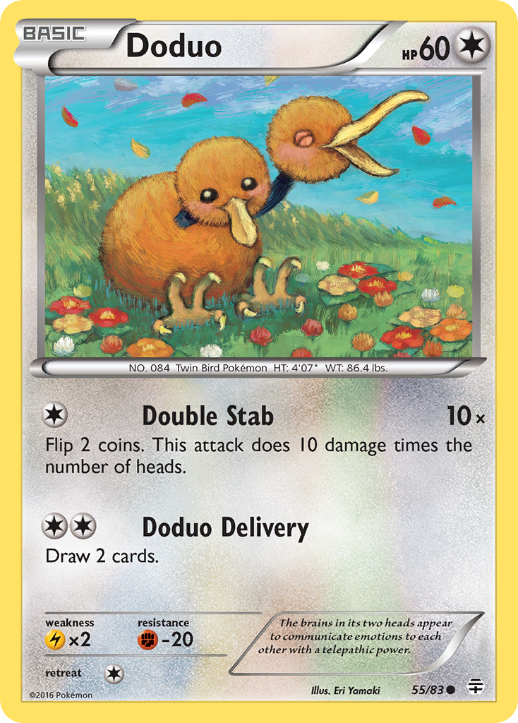 Doduo (55/83) [XY: Generations] | Exor Games Dartmouth