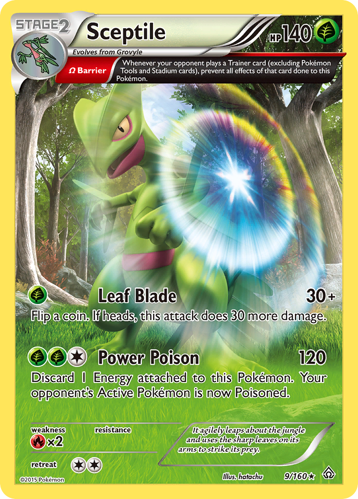 Sceptile (9/160) [XY: Primal Clash] | Exor Games Dartmouth