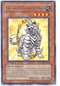 Crystal Beast Topaz Tiger [FOTB-EN004] Rare | Exor Games Dartmouth