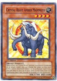 Crystal Beast Amber Mammoth [FOTB-EN005] Common | Exor Games Dartmouth