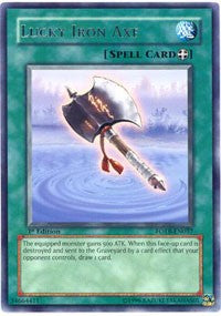 Lucky Iron Axe [FOTB-EN037] Rare | Exor Games Dartmouth