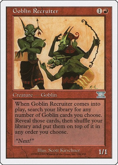 Goblin Recruiter [Classic Sixth Edition] | Exor Games Dartmouth