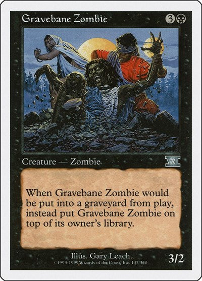 Gravebane Zombie [Classic Sixth Edition] | Exor Games Dartmouth