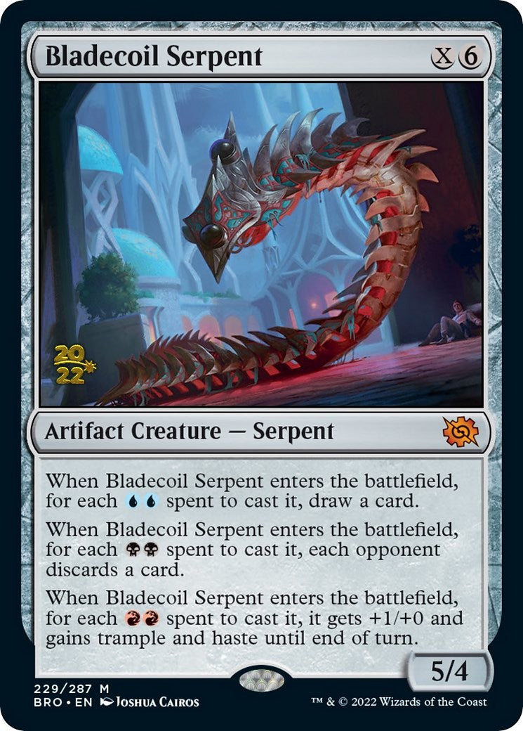 Bladecoil Serpent [The Brothers' War: Prerelease Promos] | Exor Games Dartmouth