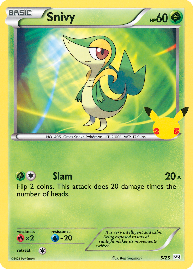 Snivy (5/25) [McDonald's 25th Anniversary] | Exor Games Dartmouth