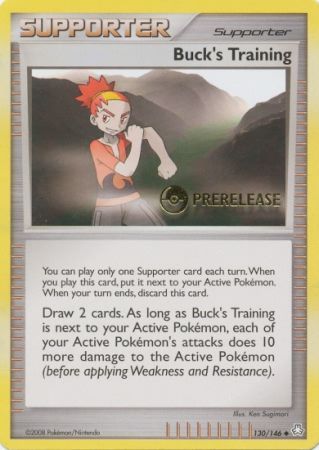 Bucks Training (130/146) (Prerelease Promo) [Diamond & Pearl: Legends Awakened] | Exor Games Dartmouth