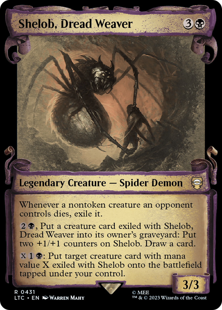 Shelob, Dread Weaver [The Lord of the Rings: Tales of Middle-Earth Commander Showcase Scrolls] | Exor Games Dartmouth