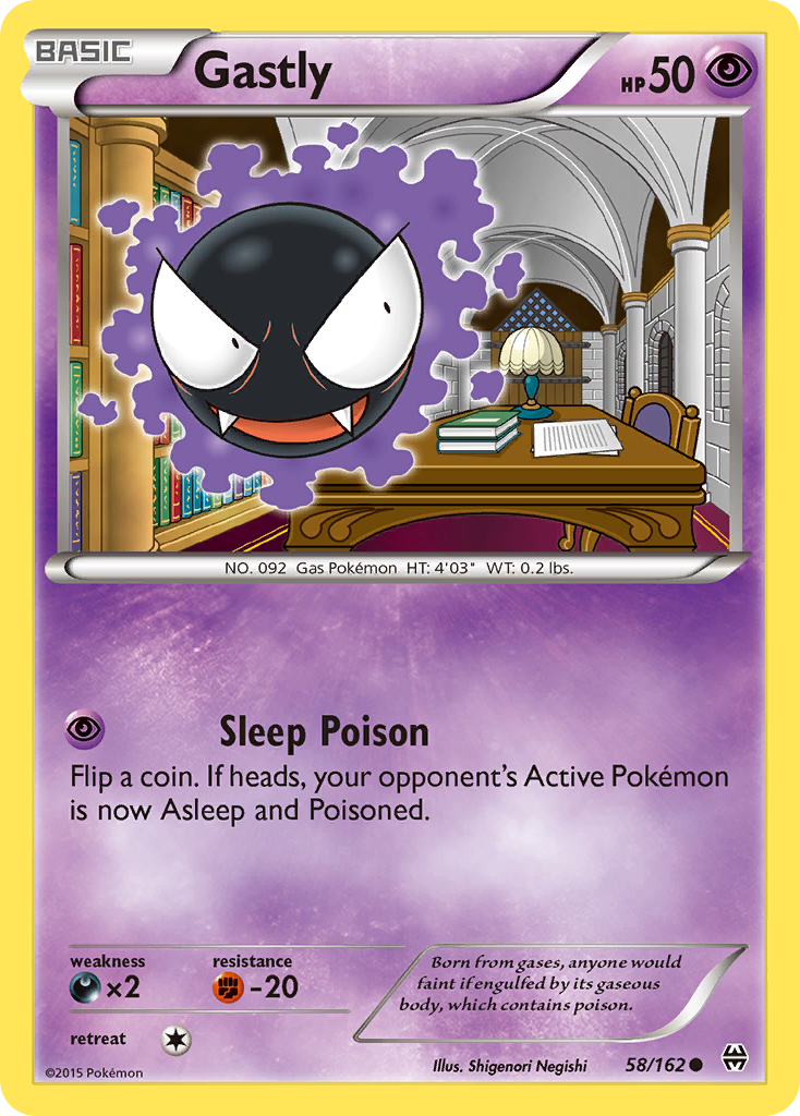 Gastly (58/162) [XY: BREAKthrough] | Exor Games Dartmouth