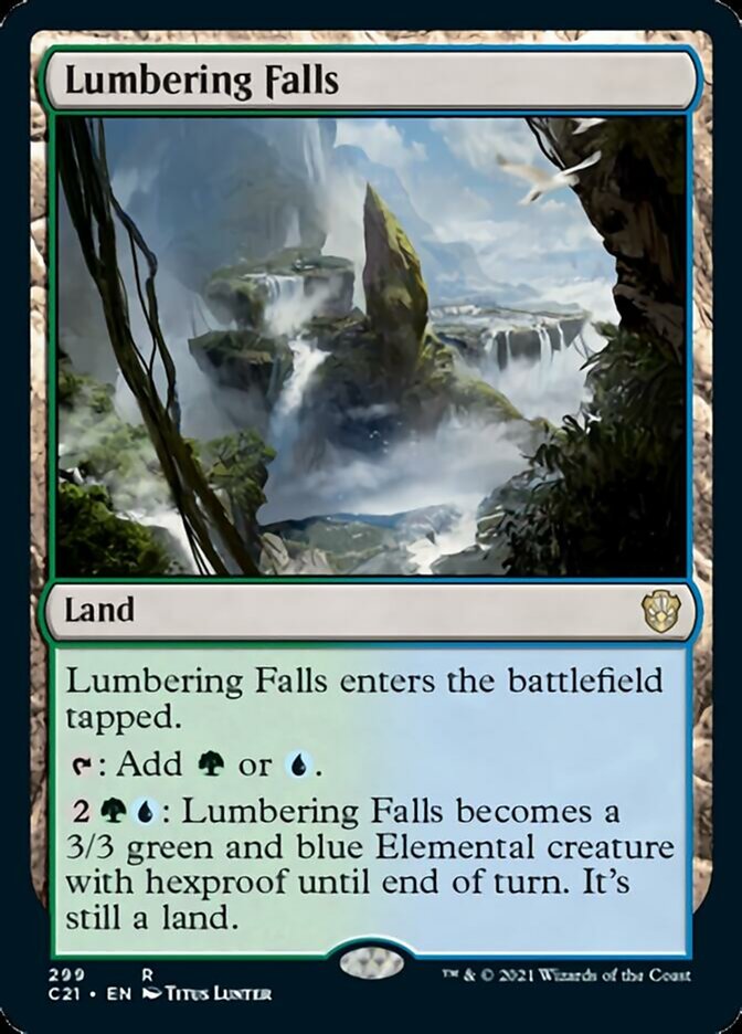 Lumbering Falls [Commander 2021] | Exor Games Dartmouth