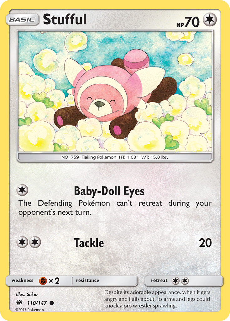 Stufful (110/147) [Sun & Moon: Burning Shadows] | Exor Games Dartmouth