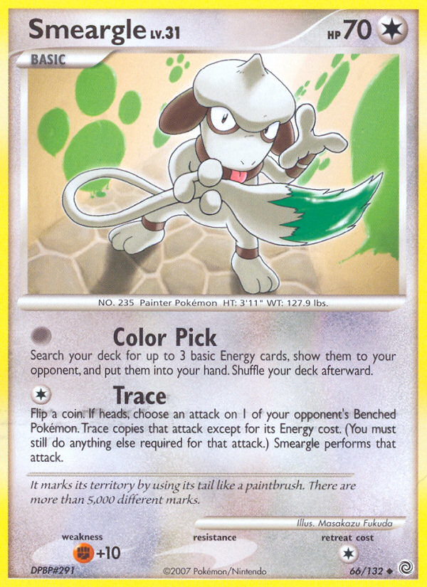 Smeargle (66/132) [Diamond & Pearl: Secret Wonders] | Exor Games Dartmouth