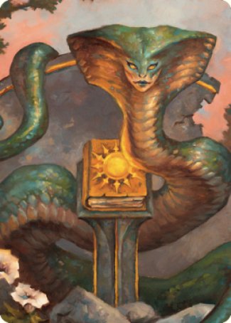 Guardian Naga Art Card [Commander Legends: Battle for Baldur's Gate Art Series] | Exor Games Dartmouth