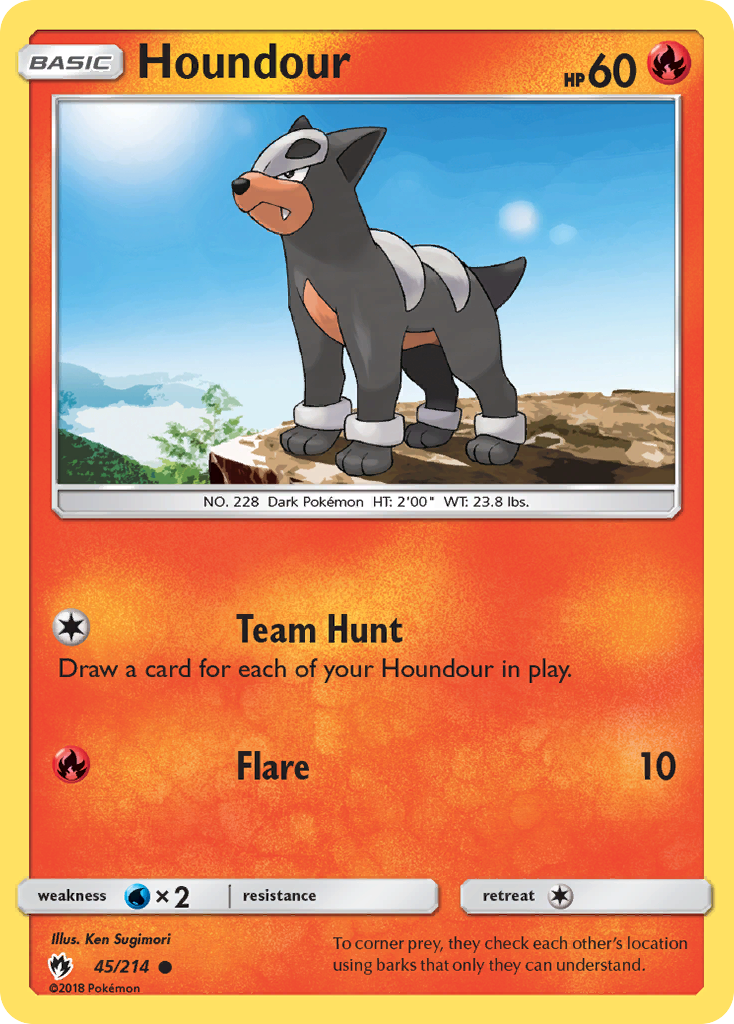Houndour (45/214) [Sun & Moon: Lost Thunder] | Exor Games Dartmouth