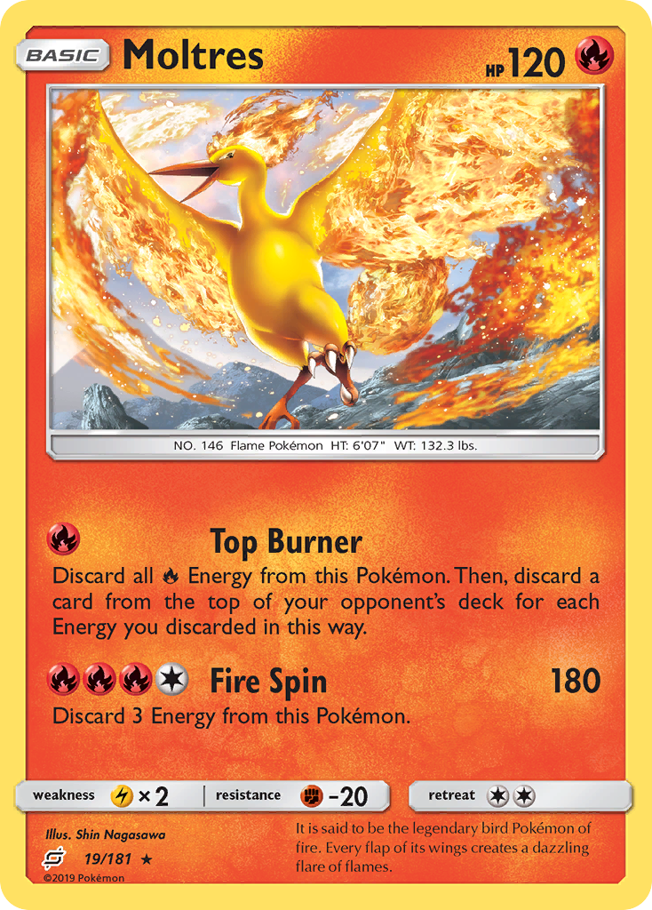 Moltres (19/181) [Sun & Moon: Team Up] | Exor Games Dartmouth