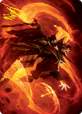 Plargg, Dean of Chaos Art Card (Gold-Stamped Signature) [Strixhaven: School of Mages Art Series] | Exor Games Dartmouth