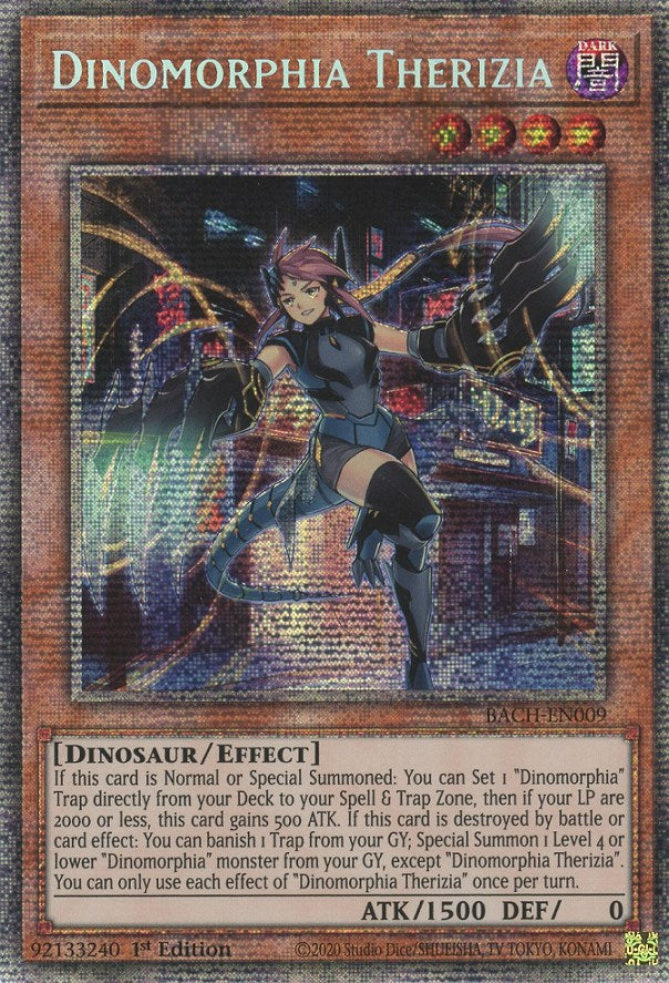 Dinomorphia Therizia [BACH-EN009] Starlight Rare | Exor Games Dartmouth