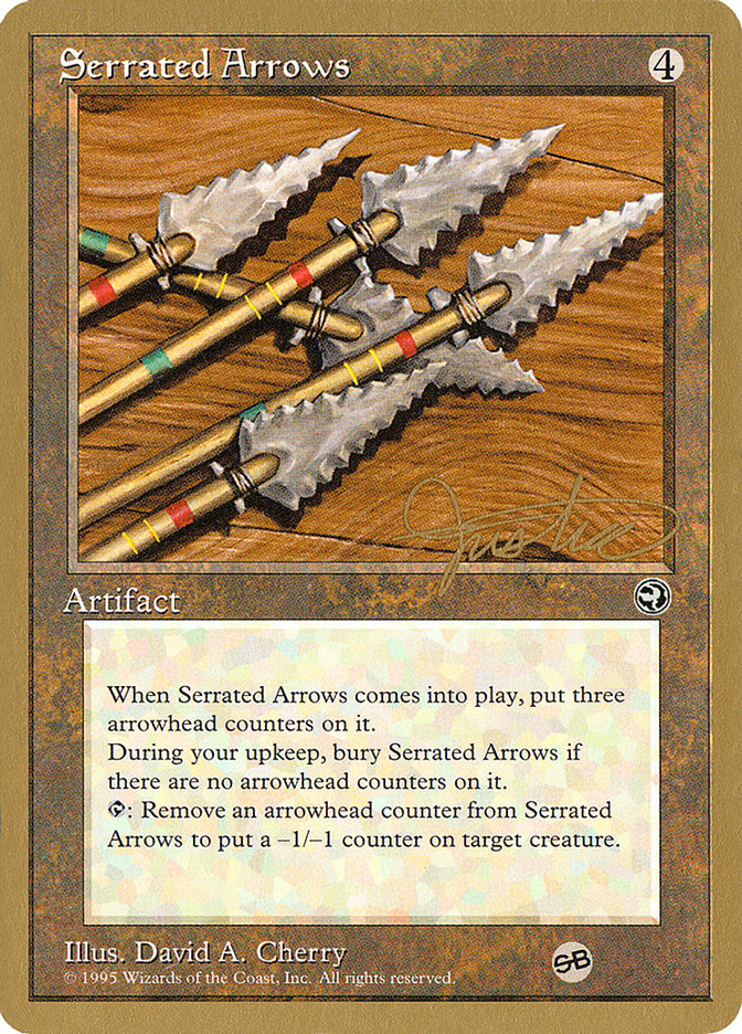 Serrated Arrows (Mark Justice) (SB) [Pro Tour Collector Set] | Exor Games Dartmouth