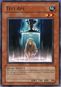 Test Ape [GLAS-EN025] Common | Exor Games Dartmouth