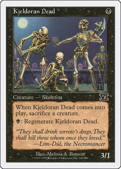 Kjeldoran Dead [Classic Sixth Edition] | Exor Games Dartmouth