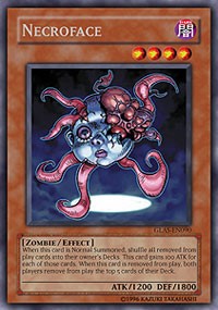 Necroface [GLAS-EN090] Secret Rare | Exor Games Dartmouth