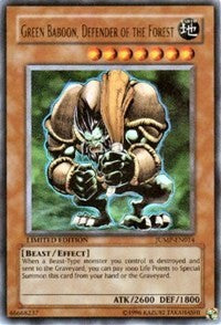 Green Baboon, Defender of the Forest [JUMP-EN014] Ultra Rare | Exor Games Dartmouth