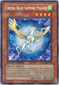 Crystal Beast Sapphire Pegasus [CT04-EN002] Secret Rare | Exor Games Dartmouth