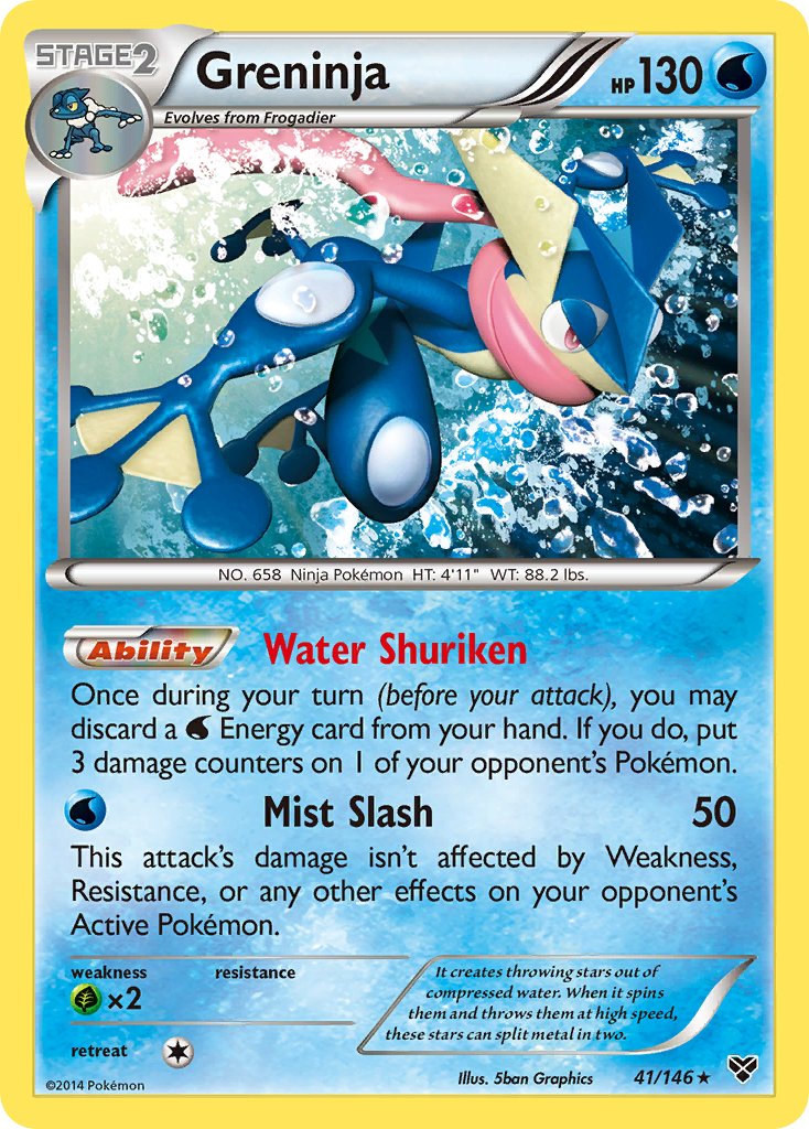 Greninja (41/146) (Cosmos Holo) (Blister Exclusive) [XY: Base Set] | Exor Games Dartmouth