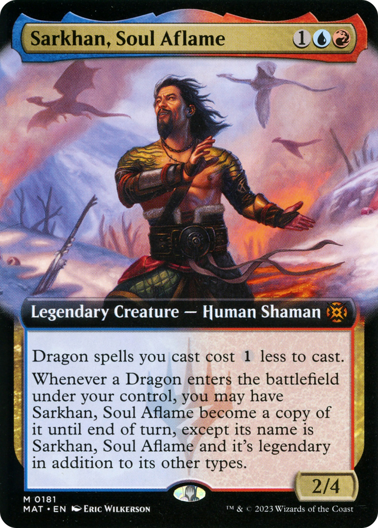 Sarkhan, Soul Aflame (Extended Art) [March of the Machine: The Aftermath] | Exor Games Dartmouth