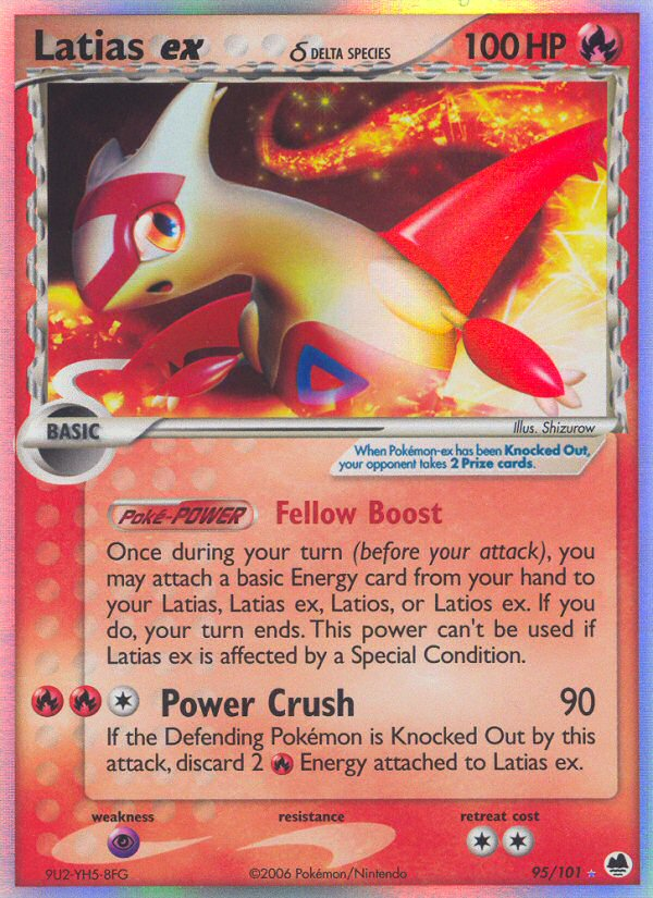 Latias ex (95/101) (Delta Species) [EX: Dragon Frontiers] | Exor Games Dartmouth