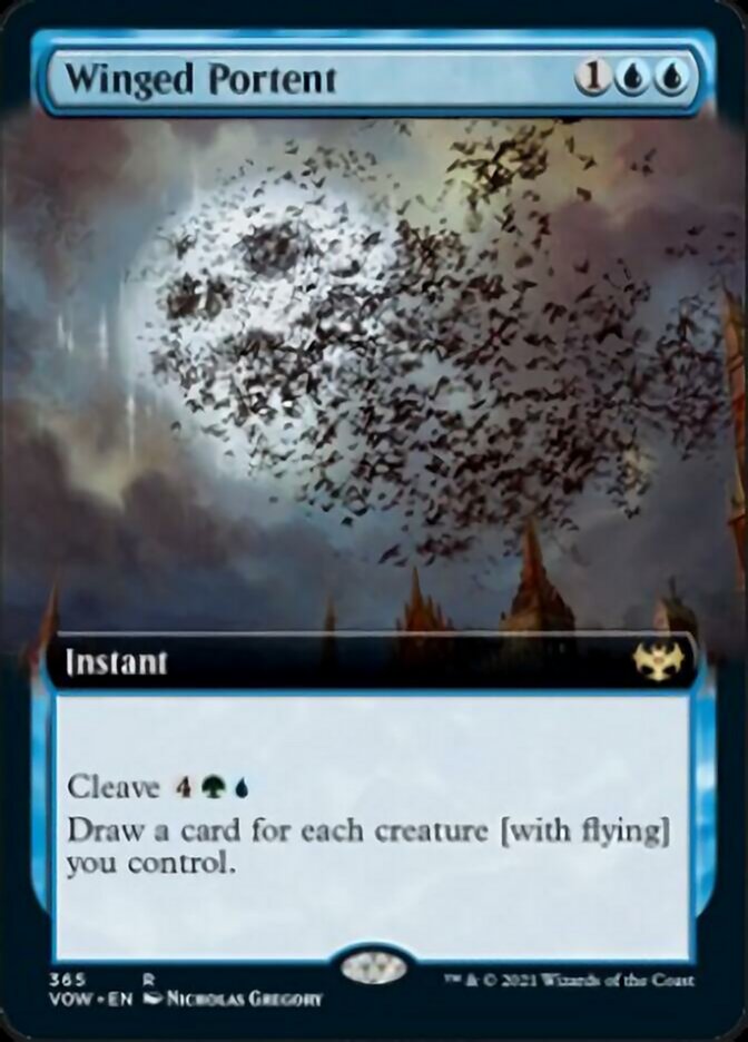 Winged Portent (Extended) [Innistrad: Crimson Vow] | Exor Games Dartmouth