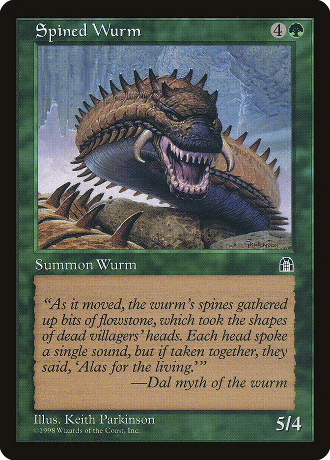 Spined Wurm [Stronghold] | Exor Games Dartmouth