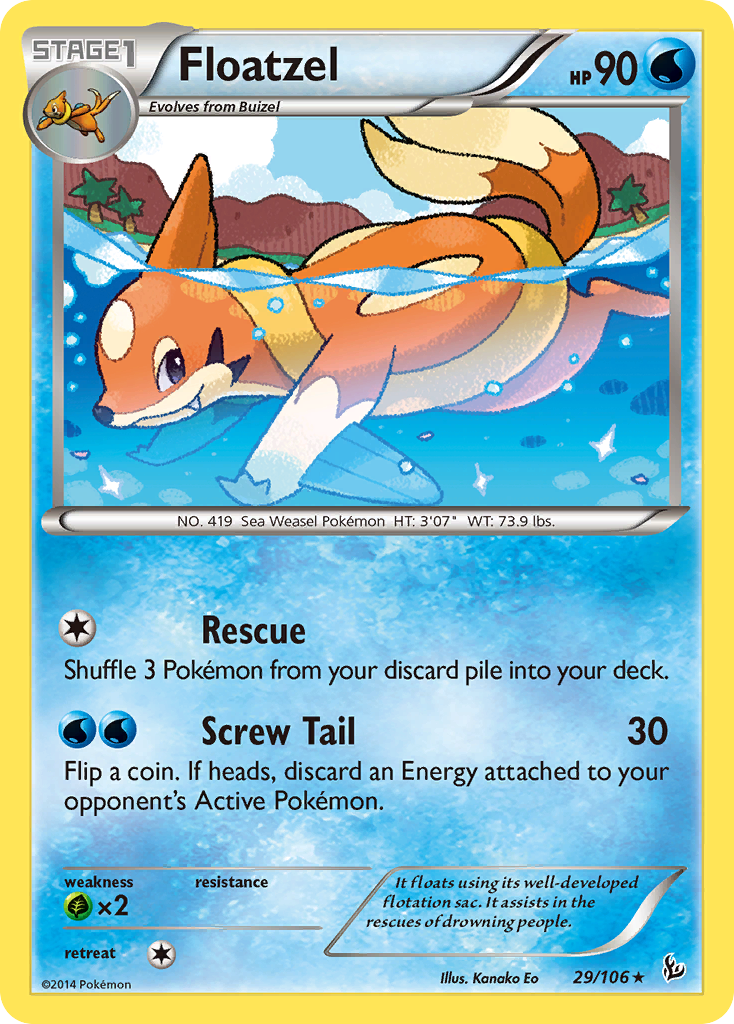 Floatzel (29/106) [XY: Flashfire] | Exor Games Dartmouth