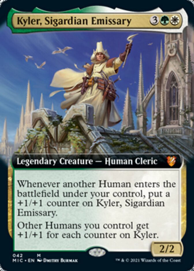 Kyler, Sigardian Emissary (Extended) [Innistrad: Midnight Hunt Commander] | Exor Games Dartmouth