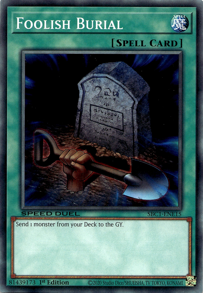 Foolish Burial [SBC1-ENE15] Common | Exor Games Dartmouth