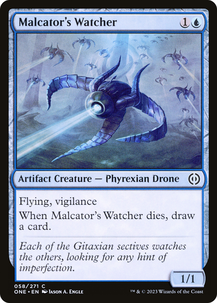 Malcator's Watcher [Phyrexia: All Will Be One] | Exor Games Dartmouth