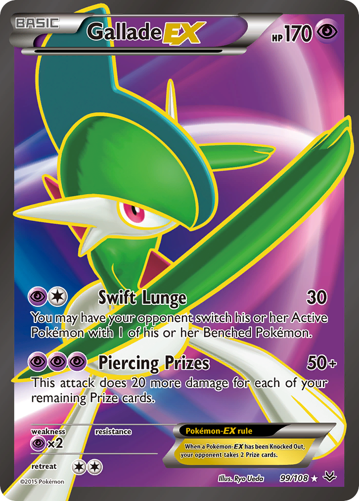 Gallade EX (99/108) [XY: Roaring Skies] | Exor Games Dartmouth