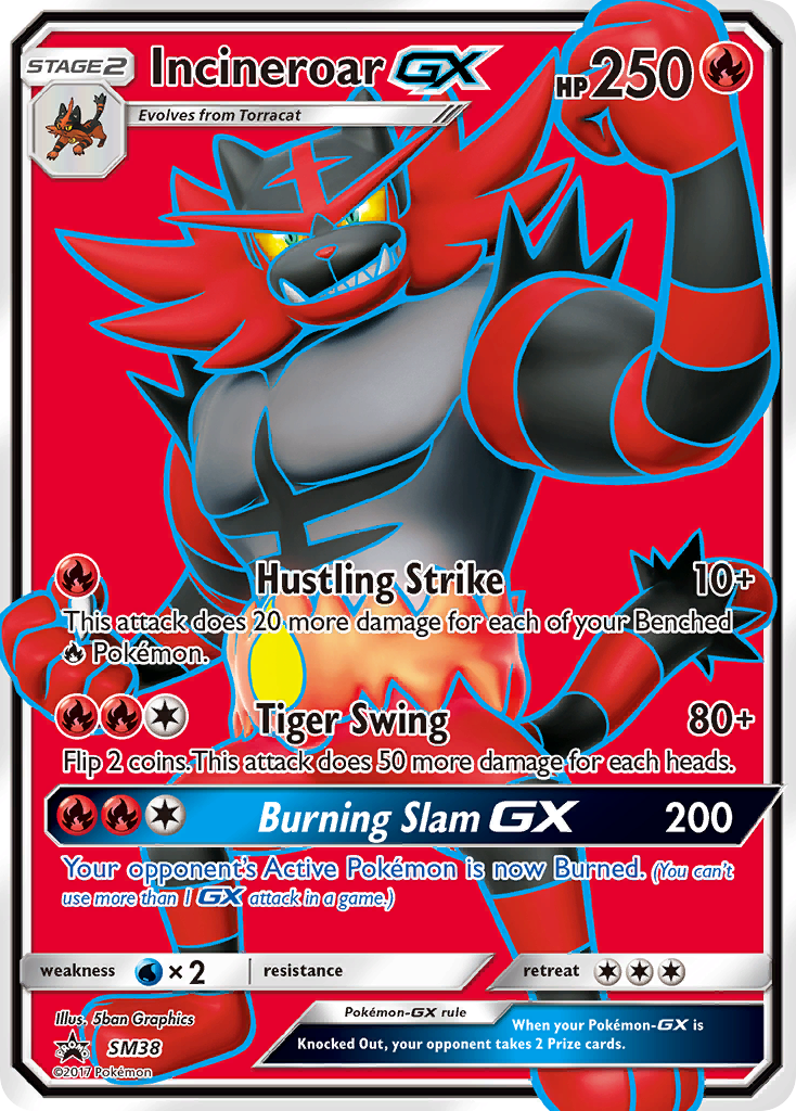 Incineroar GX (SM38) [Sun & Moon: Black Star Promos] | Exor Games Dartmouth