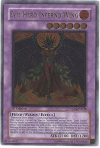 Evil Hero Inferno Wing (UTR) [GLAS-EN038] Ultimate Rare | Exor Games Dartmouth