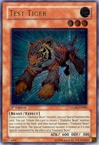 Test Tiger (UTR) [GLAS-EN082] Ultimate Rare | Exor Games Dartmouth