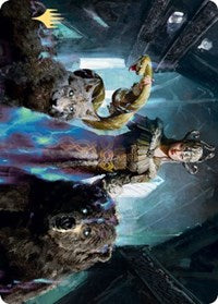Kolvori, God of Kinship Art Card (Gold-Stamped Signature) [Kaldheim: Art Series] | Exor Games Dartmouth