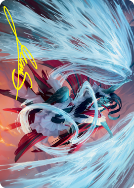 Torrent Sculptor Art Card (Gold-Stamped Signature) [Strixhaven: School of Mages Art Series] | Exor Games Dartmouth