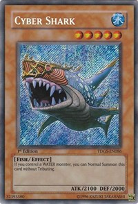 Cyber Shark [TDGS-EN086] Secret Rare | Exor Games Dartmouth