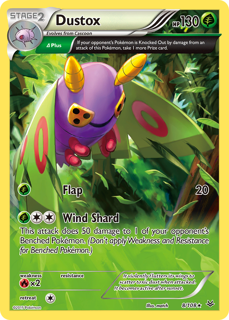 Dustox (8/108) [XY: Roaring Skies] | Exor Games Dartmouth