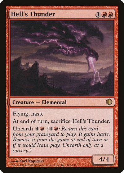 Hell's Thunder [Shards of Alara] | Exor Games Dartmouth