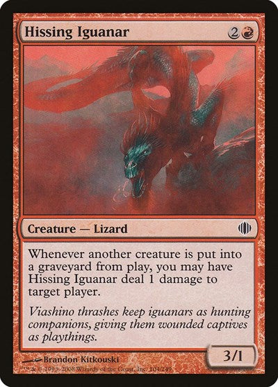 Hissing Iguanar [Shards of Alara] | Exor Games Dartmouth