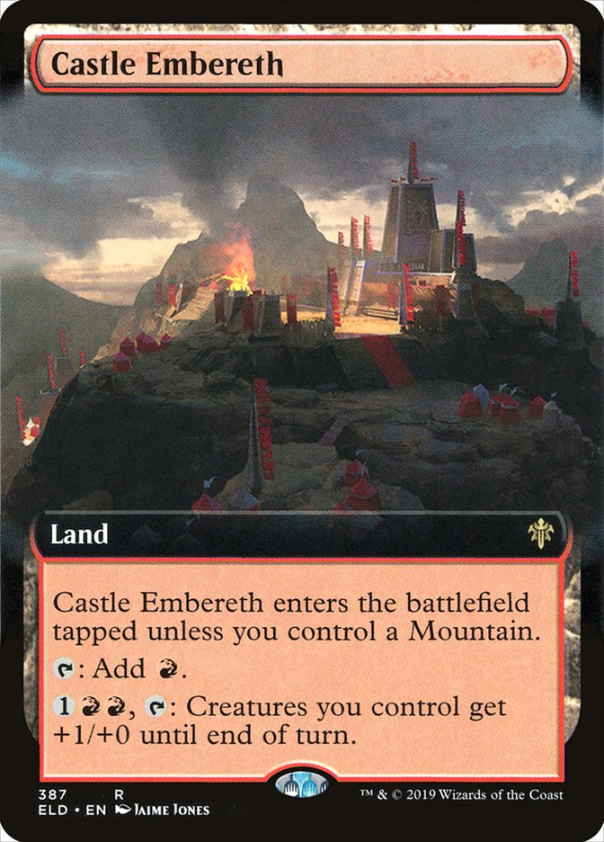 Castle Embereth (Extended Art) [Throne of Eldraine] | Exor Games Dartmouth