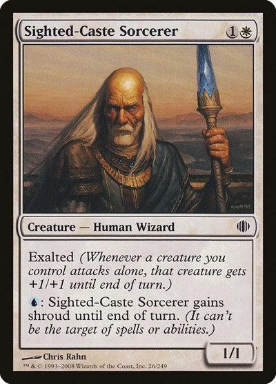 Sighted-Caste Sorcerer [Shards of Alara] | Exor Games Dartmouth
